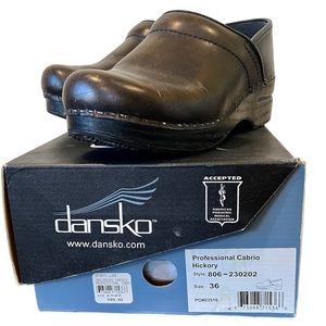 Dansko Women’s Professional Cabrio slip-on clog in Hickory